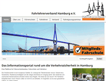 Tablet Screenshot of fahrlehrerverband-hamburg.de